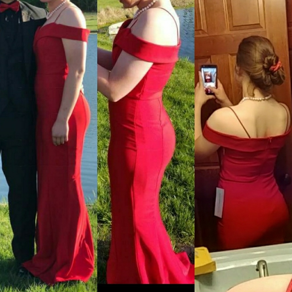 Red dress